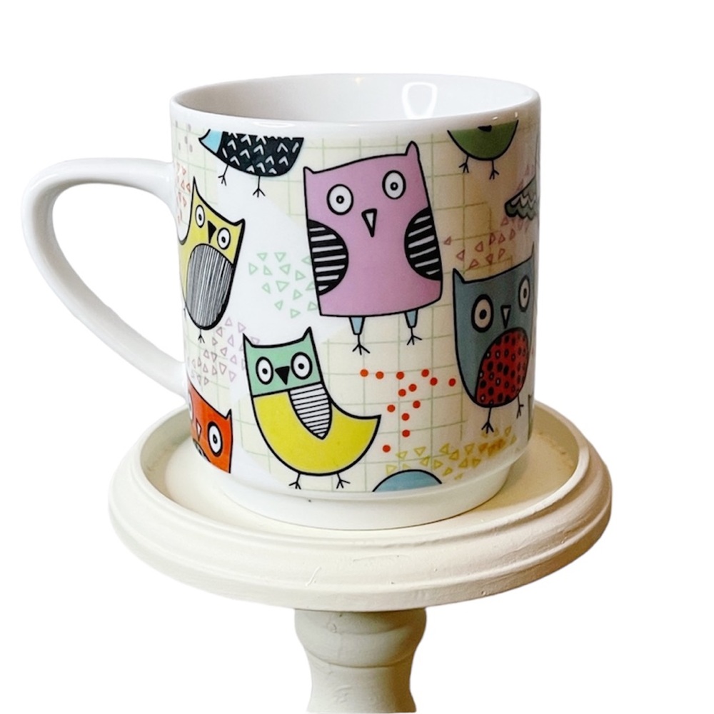 Owls by Creative Tops Ltd. Multicolor Owl Coffee Mug
